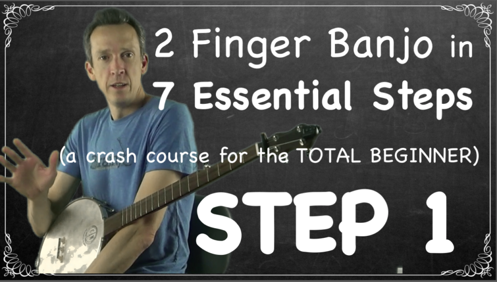how to play 2 finger thumb lead banjo in 7 essential steps step 1
