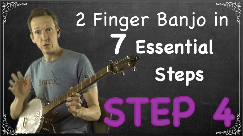 How to play 2 finger thumb lead banjo in 7 essential steps, step 4