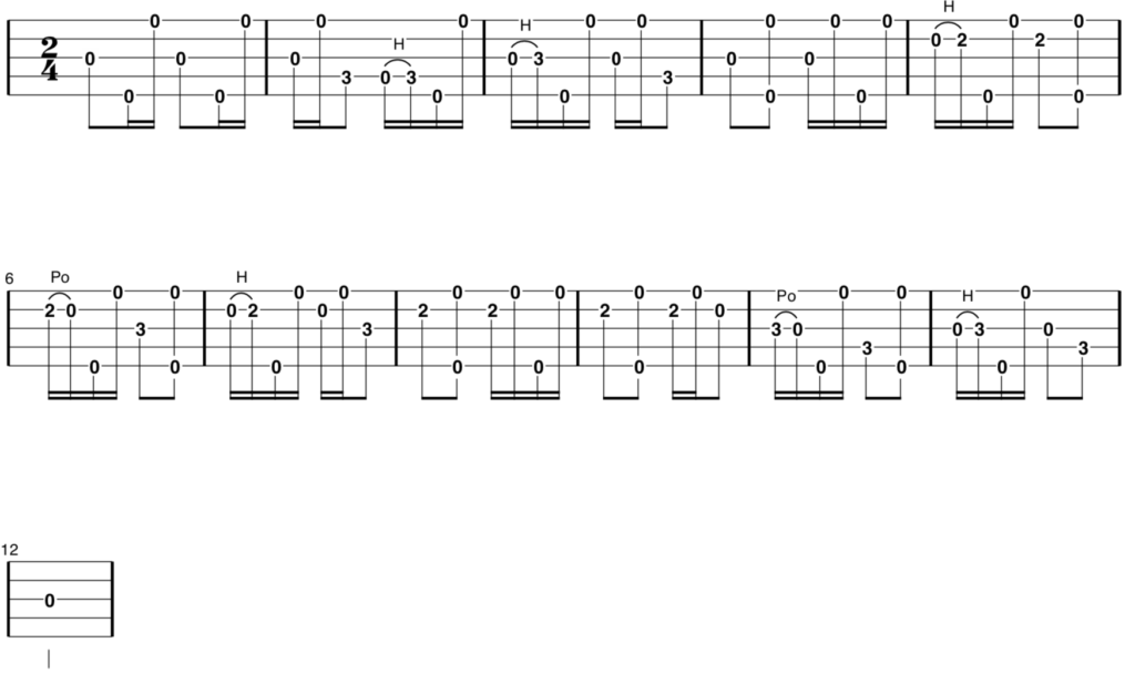 Pretty polly 2 finger thumb lead banjo exercise 6