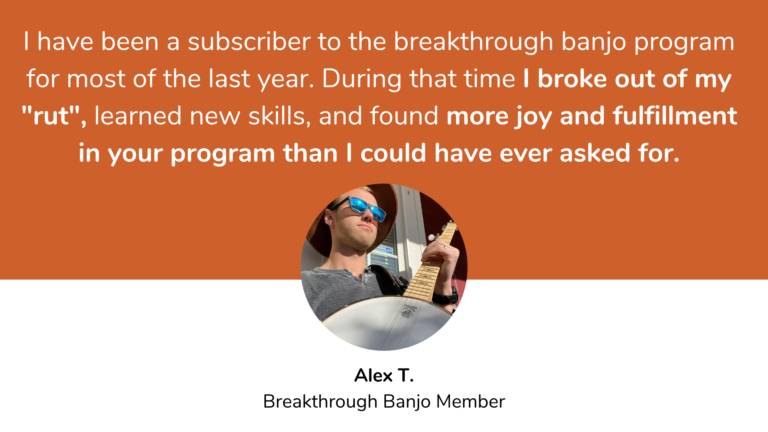 Alex T. Breakthrough Banjo course review