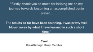 Carol R. Breakthrough Banjo course review