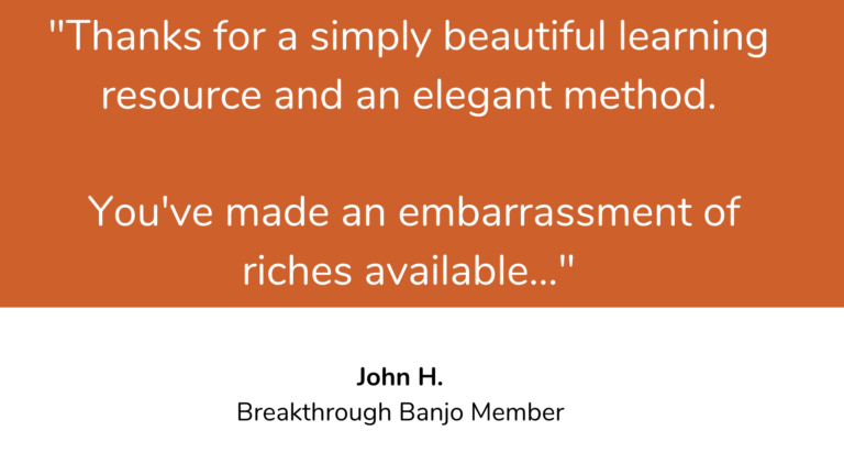 John H. Breakthrough Banjo course review