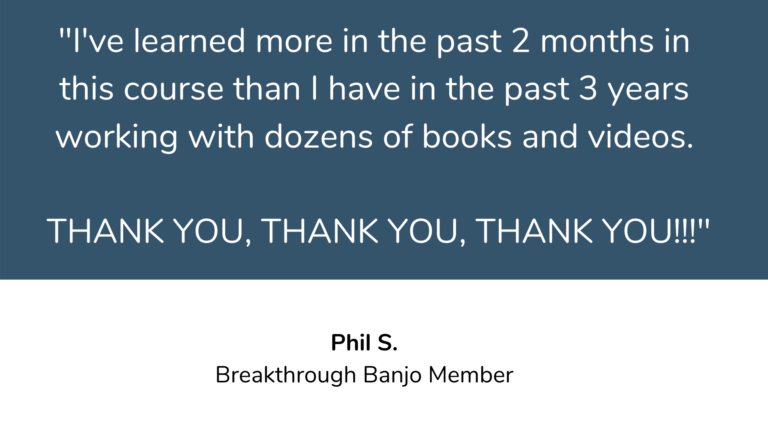 Phil S. Breakthrough Banjo course review