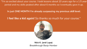 Nick K Breakthrough Banjo course